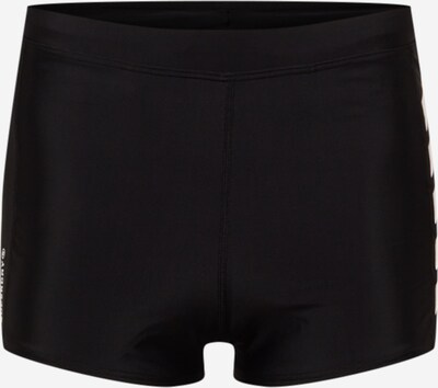 Pantaloni de baie Superdry pe negru / alb, Vizualizare produs