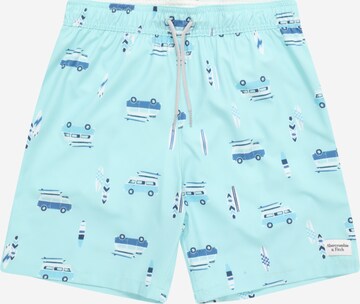 Abercrombie & Fitch Board Shorts in Blue: front