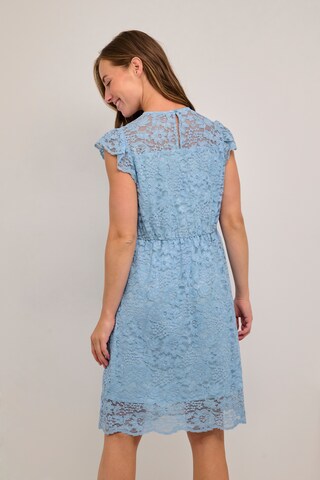 Robe 'Lacy' Cream en bleu