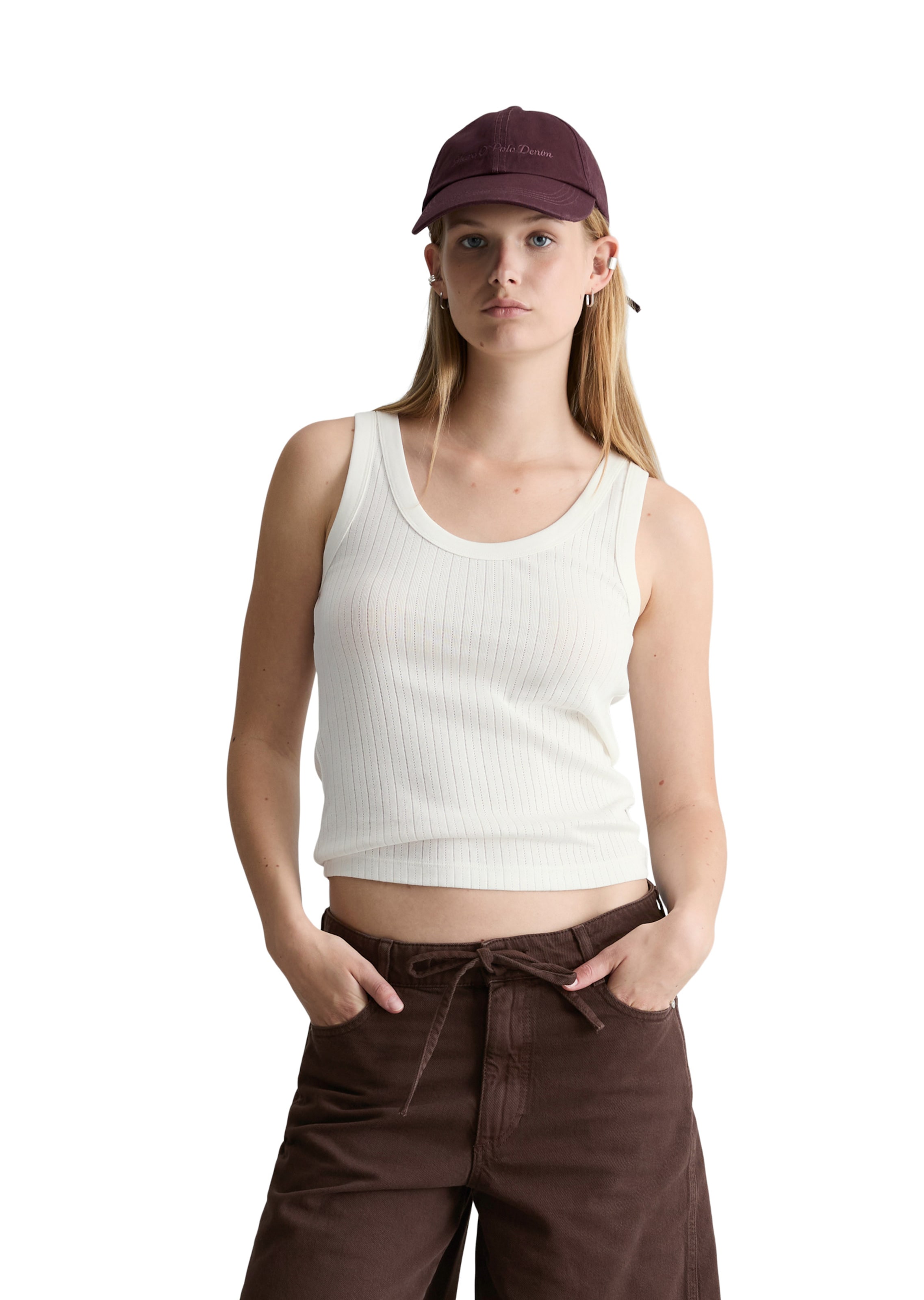 Marc O'Polo DENIM Top in White: front