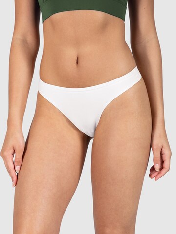 Smilodox Thong in White: front