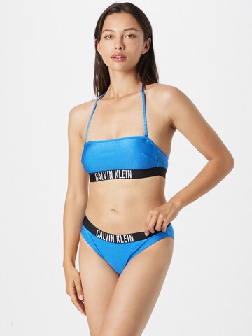 Calvin Klein Swimwear Обычный Верх бикини 'Intense Power' в Синий