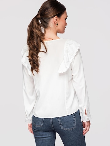 Ombre Blus i vit