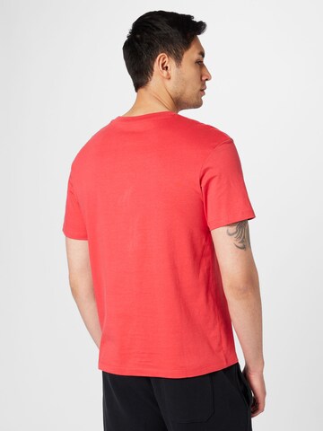 JACK & JONES جينز مضبوط قميص 'COPENHAGEN' بلون أحمر