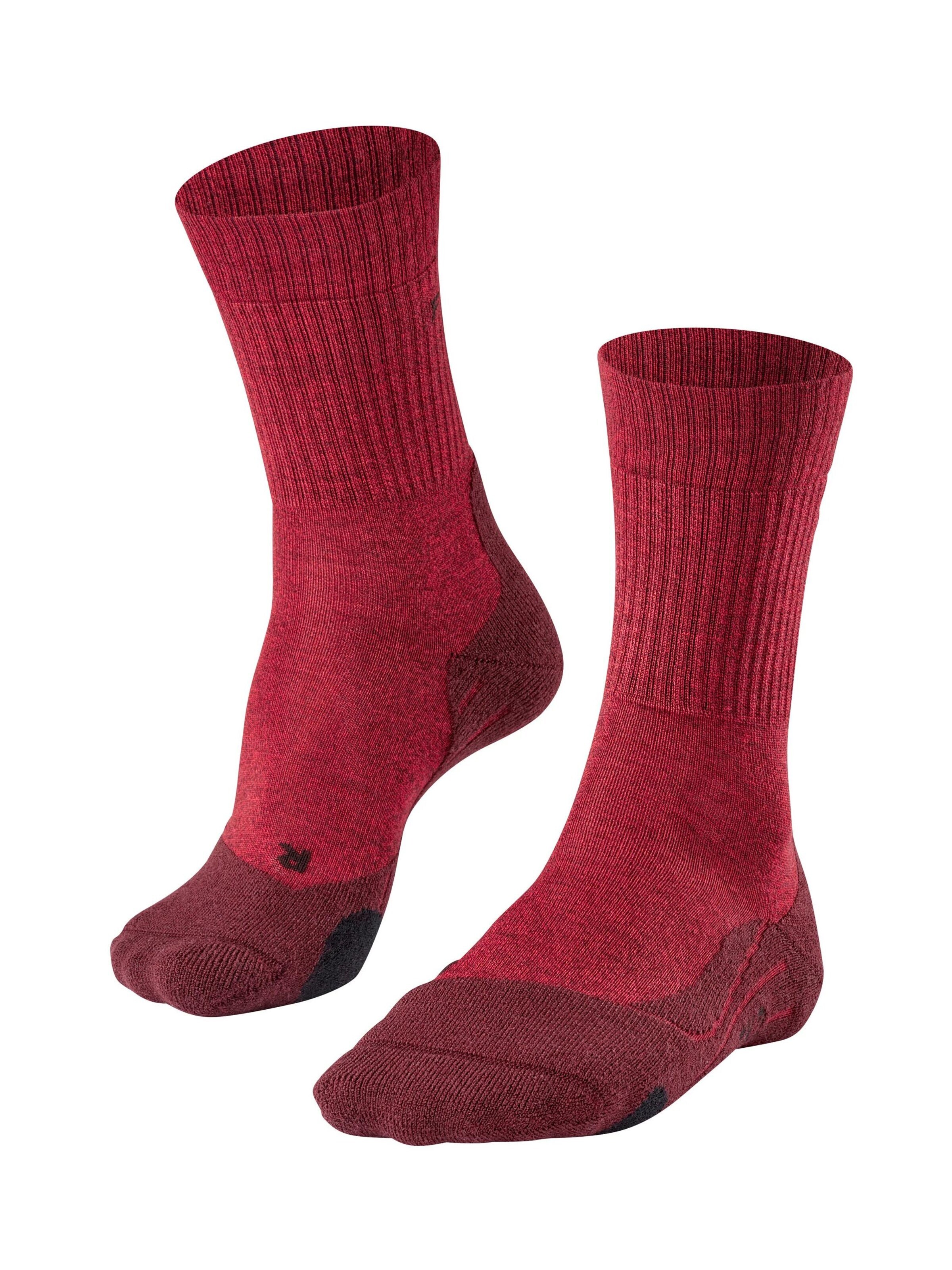FALKE Sportsocken 'TK2 Explore Wool'‌‌ in Rot: Vorderseite