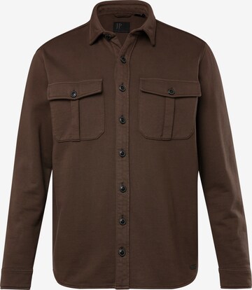 JP1880 Regular fit Button Up Shirt in Brown: front