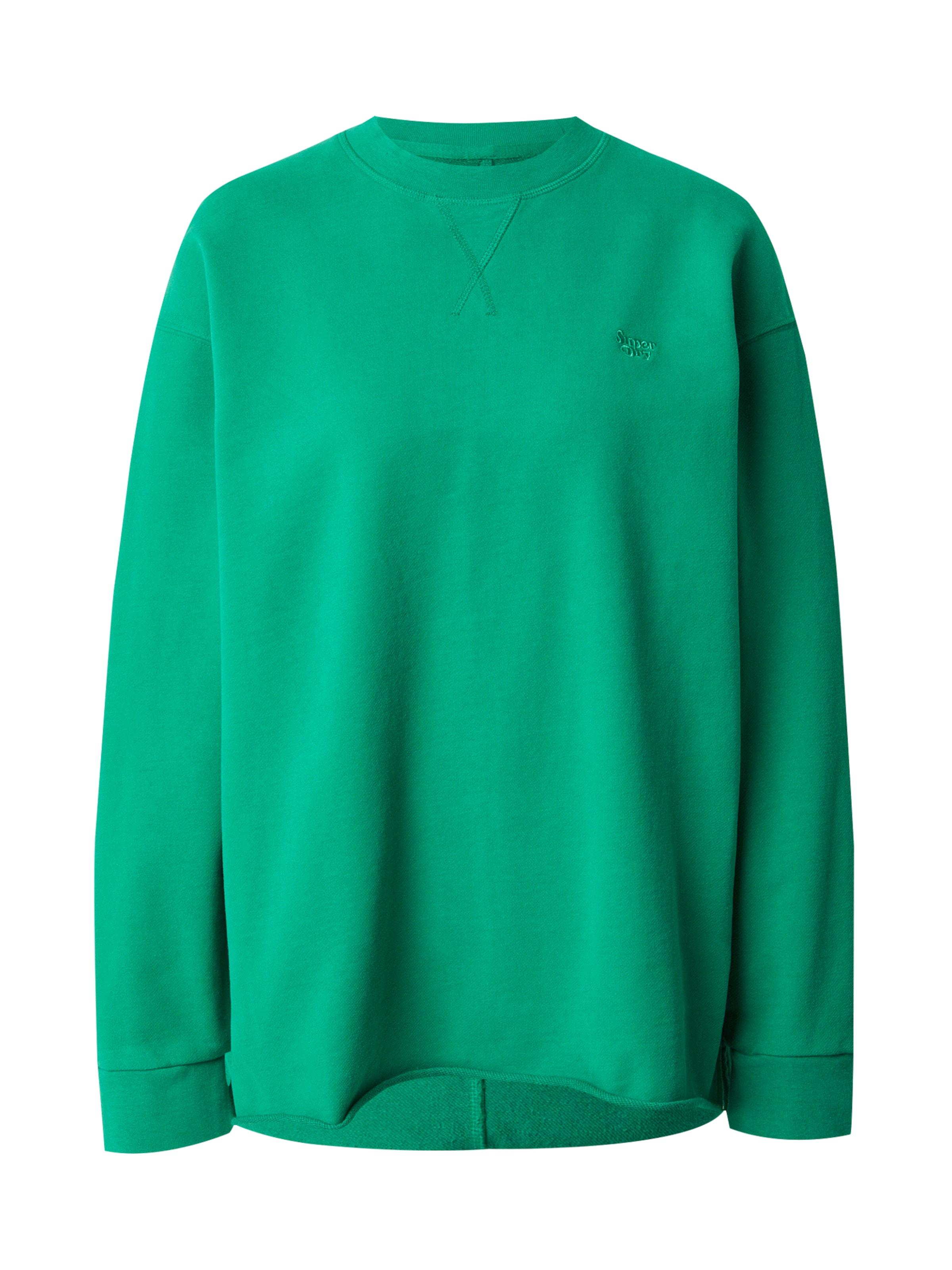 Superdry Sweatshirt 'Studios' in Green: front