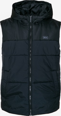 BIG STAR Bodywarmer 'Dibor' in Zwart: voorkant