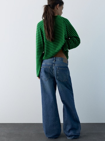 Pull&Bear Tričko - Zelená