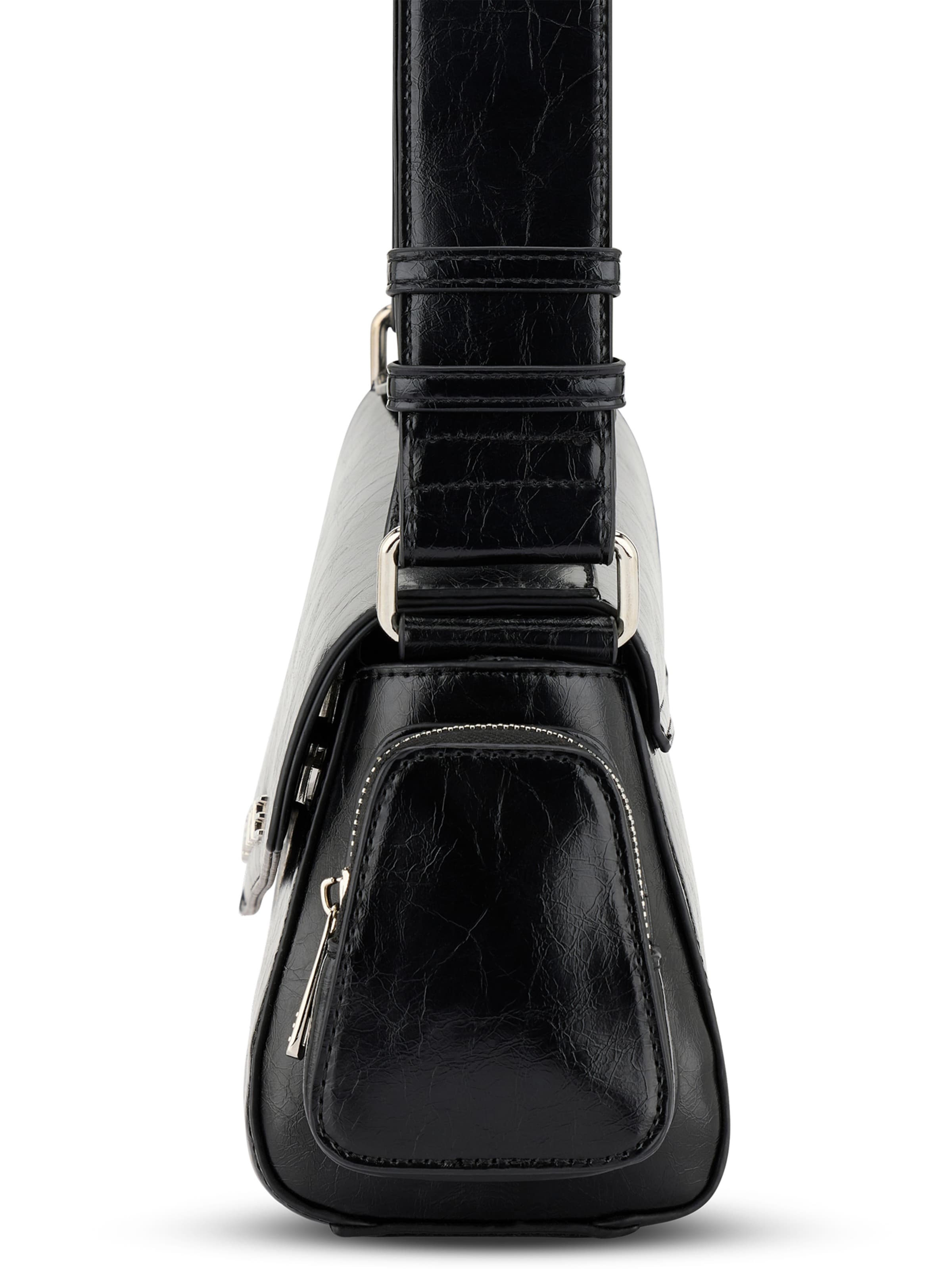 Expatrié Schultertasche 'Hunter' in Schwarz