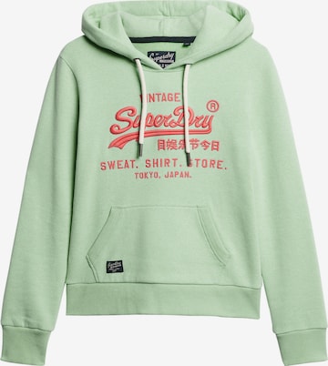 Superdry Sweatshirt in Green: front