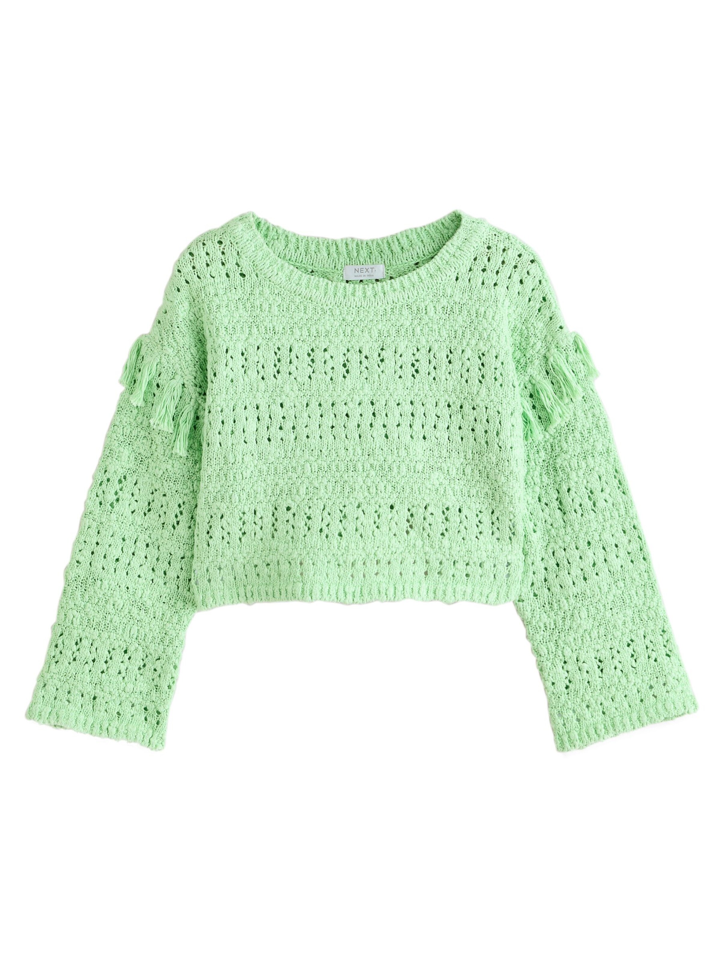 Next Sweater in Green: front