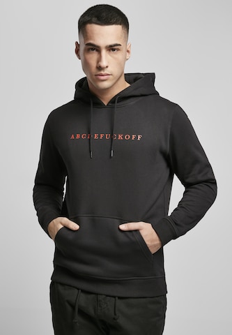 Mister Tee Regular fit Sweatshirt 'ABC' in Zwart: voorkant