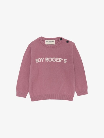 Roy Rogers Sweater 'Serif F' in Pink: front