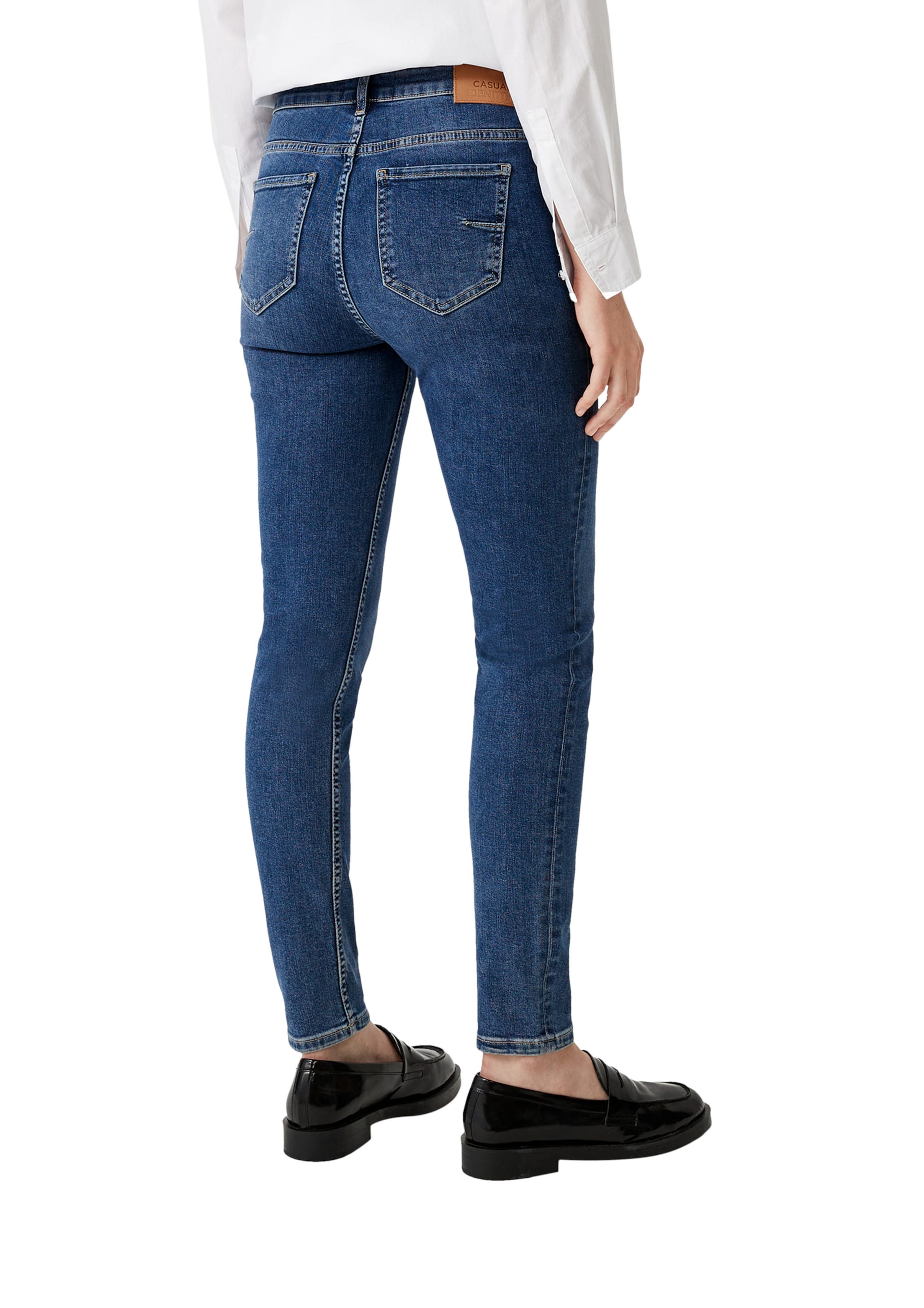 COMMA Regular Jeans in Blauw