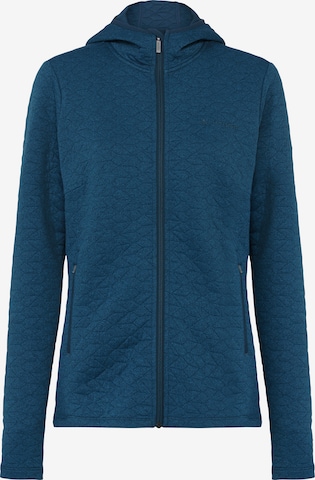 VAUDE Athletic fleece jacket 'Silda' in Blue: front