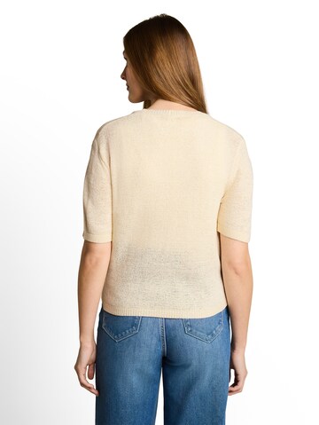 TOM TAILOR DENIM Strickjacke in Beige