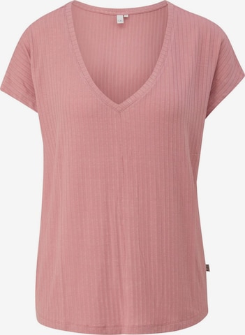 QS Shirt in Groen: voorkant