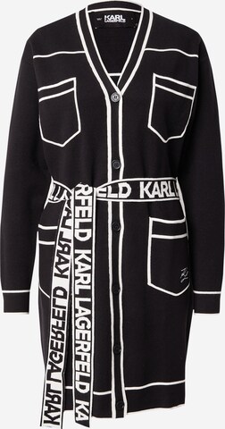 Giacchetta di Karl Lagerfeld in nero: frontale