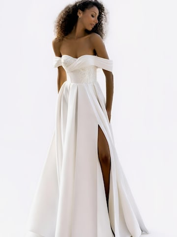 Robe de soirée 'Wedding Dress Astras' Devotion Dresses en blanc : devant