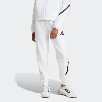 ADIDAS SPORTSWEAR Конический (Tapered) Спортивные штаны 'W Z.N.E. PT' в Белый: спереди