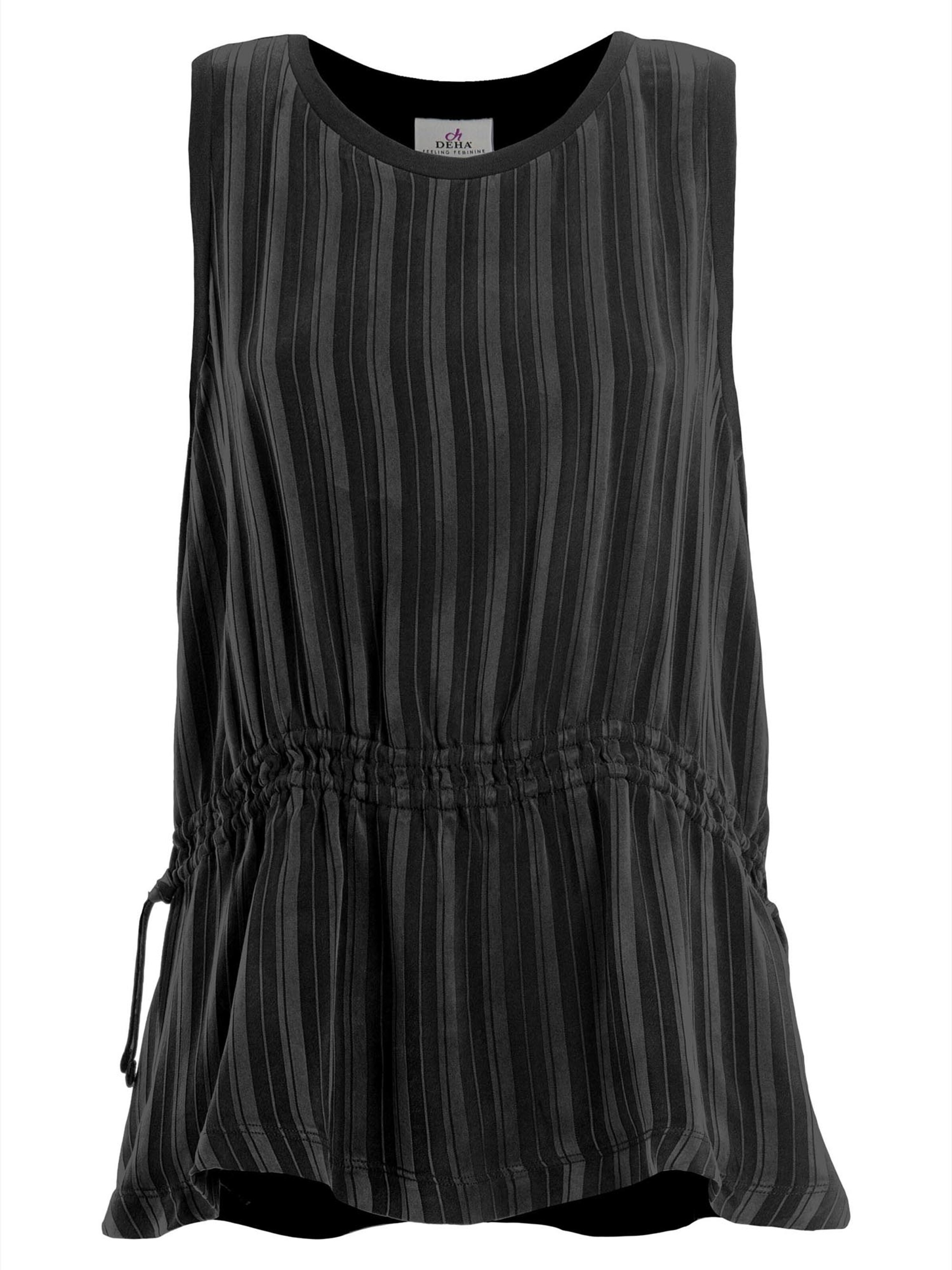 DEHA Top in Black: front