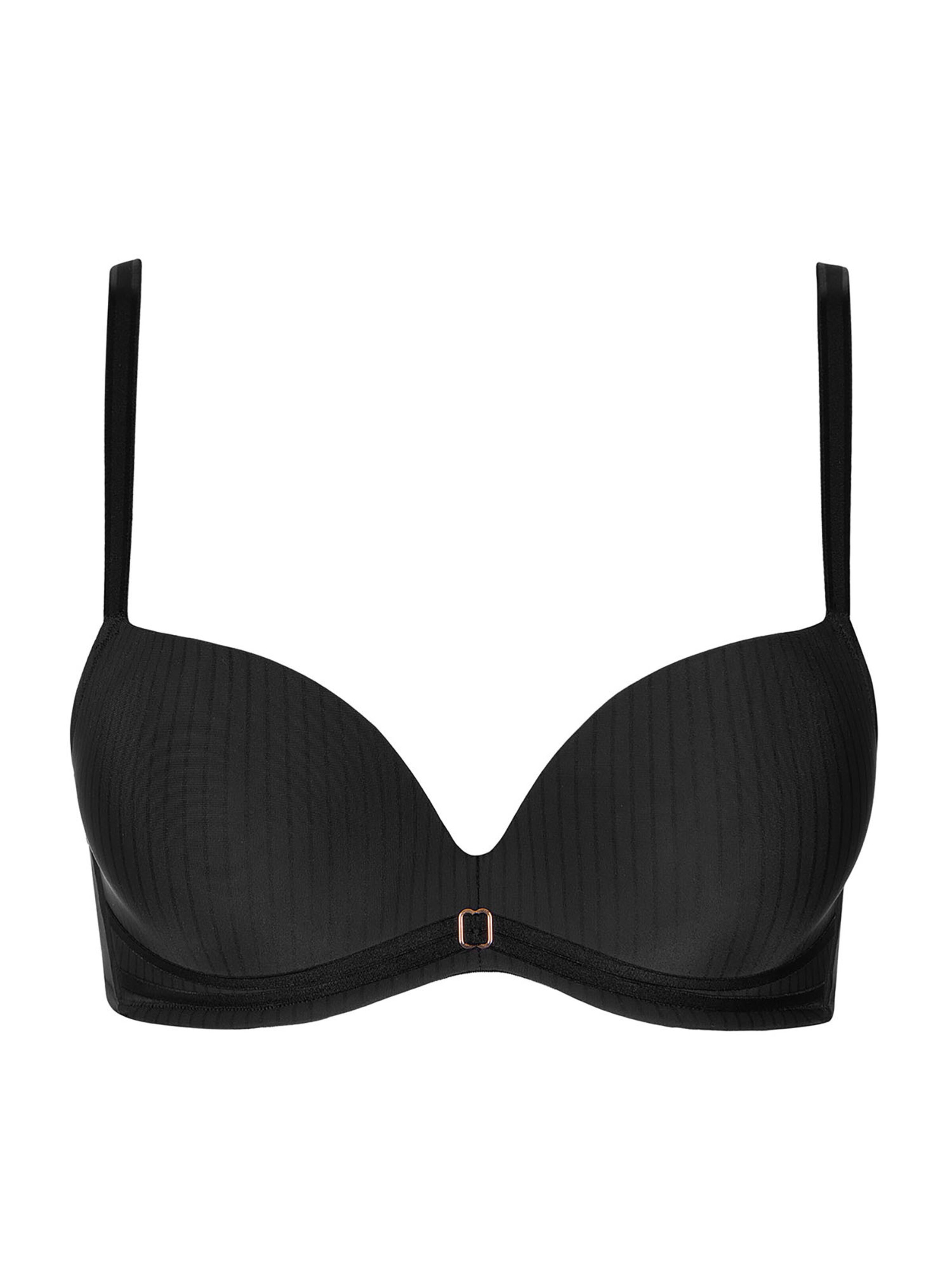 Lisca Push-up Bra 'Laura' in Black: front
