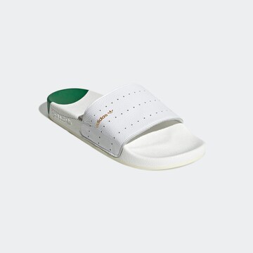ADIDAS ORIGINALS Muiltjes 'Adilette' in Wit