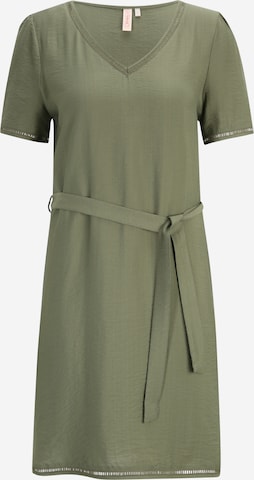 Only Tall - Vestido 'CELINE' en verde: frente