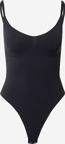 melns Hunkemöller Figūru koriģējošs bodijs: no priekšpuses