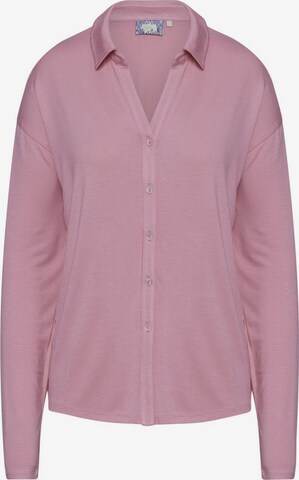 ESSENZA Pajama Shirt 'Kae' in Pink: front