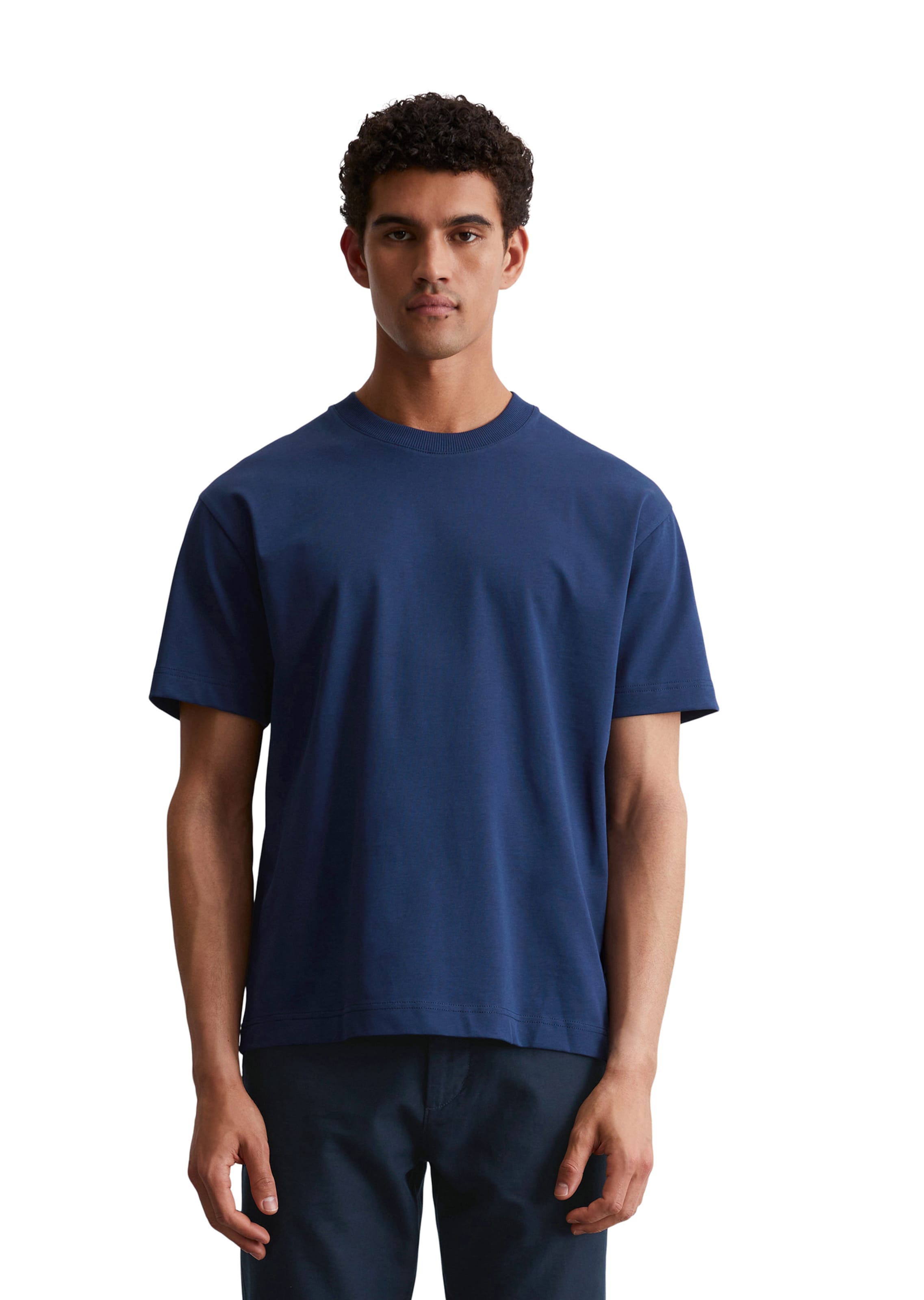 Marc O'Polo Shirt in Blauw: voorkant