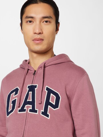 GAP Sweatjacka 'HERITAGE' i rosa