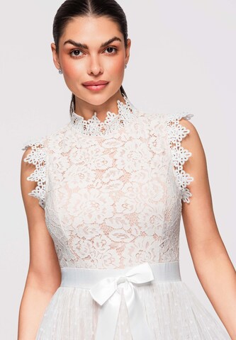 Robe de soirée Ombre en blanc