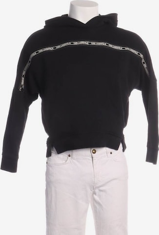 Karl Lagerfeld Sweatshirt & Zip-Up Hoodie in S in Black: front