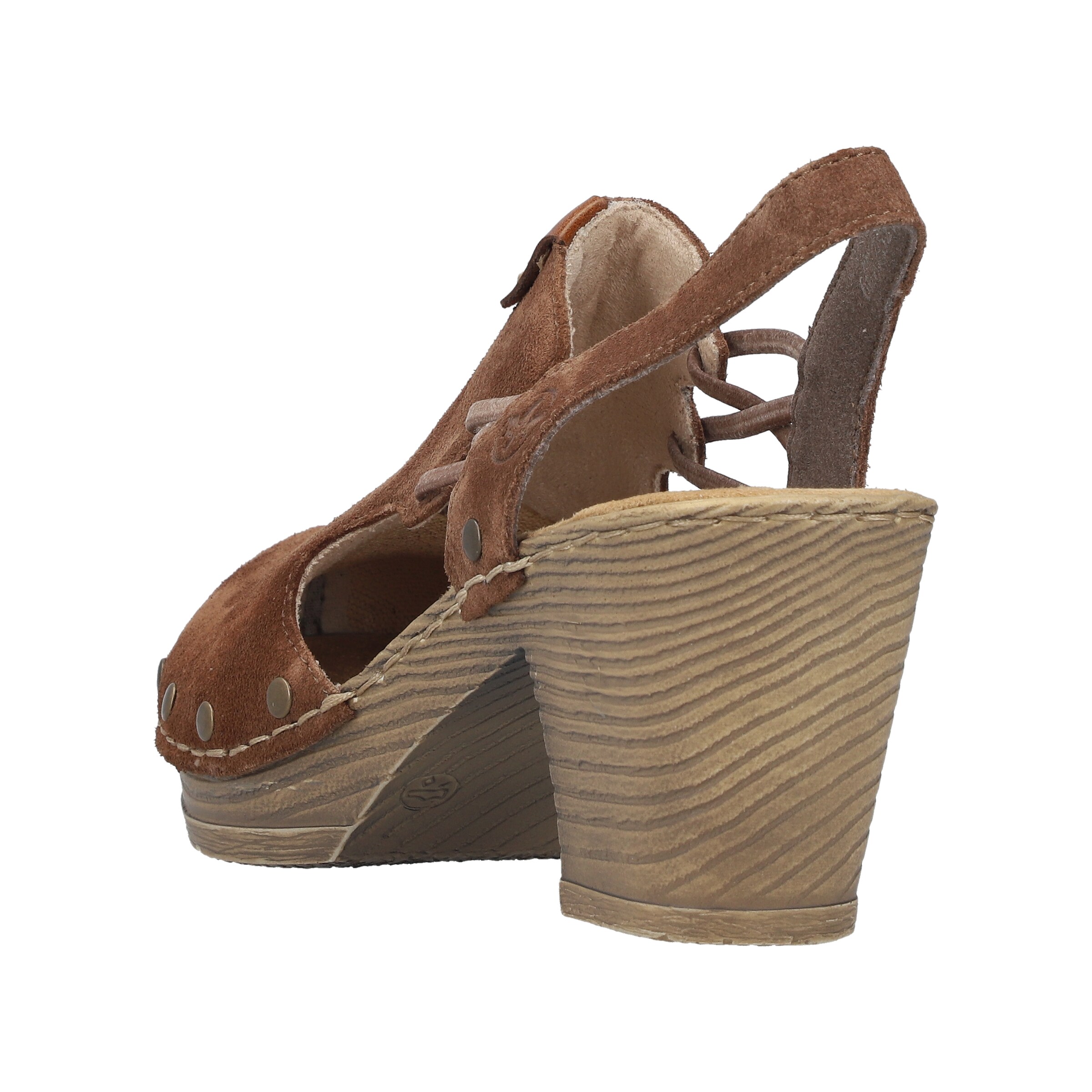 Escarpins à bride arrière Rieker en marron