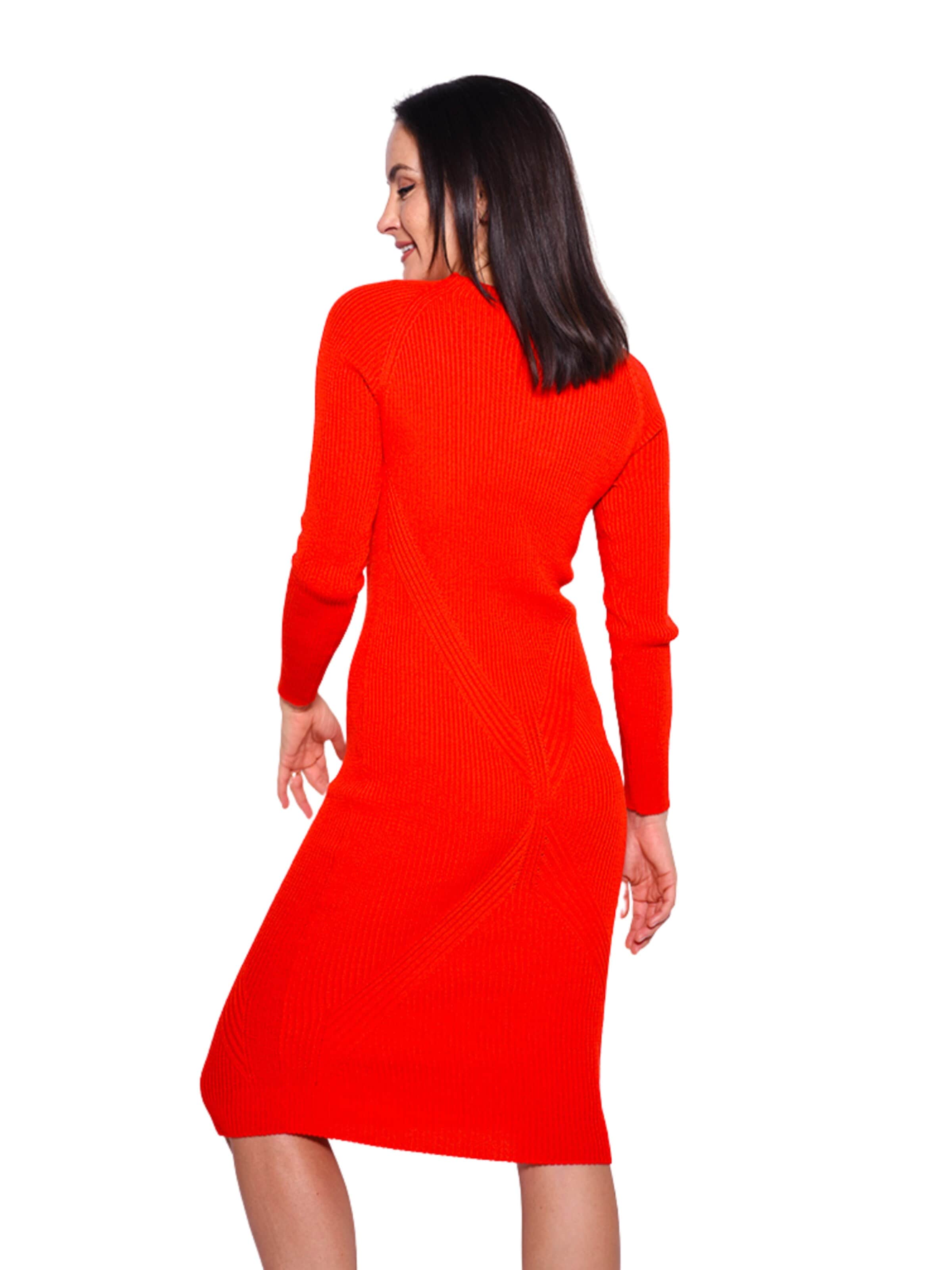 Süel knitwear Strickkleid 'Gabi'‌‌‌‌‌‌‌‌‌‌ in Rot
