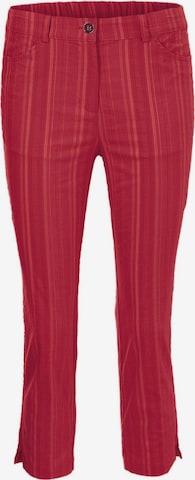 Regular Pantalon Goldner en rouge : devant