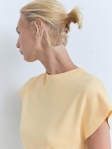 MANGO Pulóver 'CAMIN' - sárga