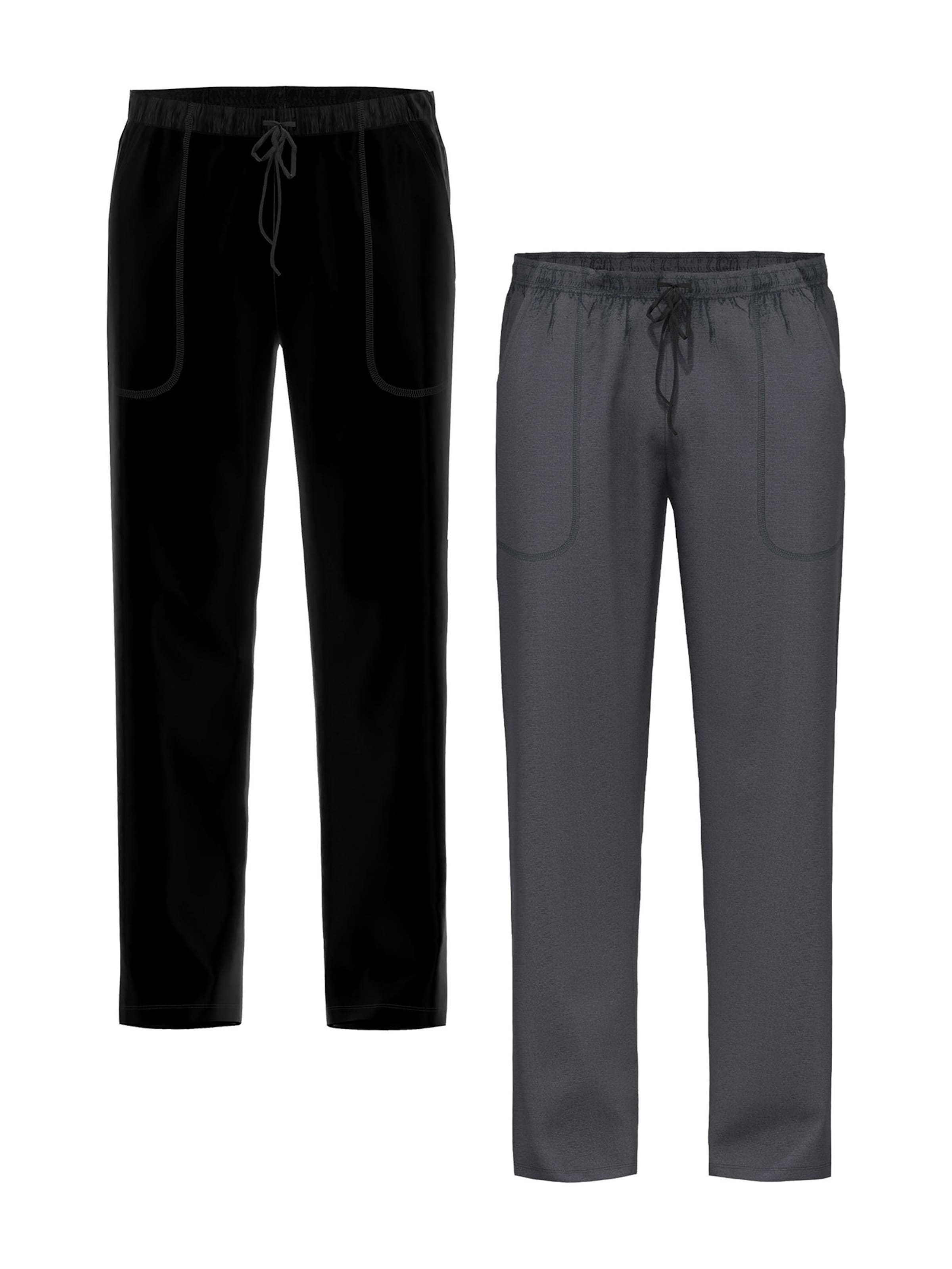 Pantalon de pyjama ' Lounge Comfort ' Ammann en gris : devant