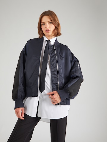 BOSS Between-Season Jacket 'Pamilano' in Blue: front