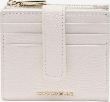 Coccinelle Portemonnee 'COCCINELLE METALLIC 2' in Wit: voorkant