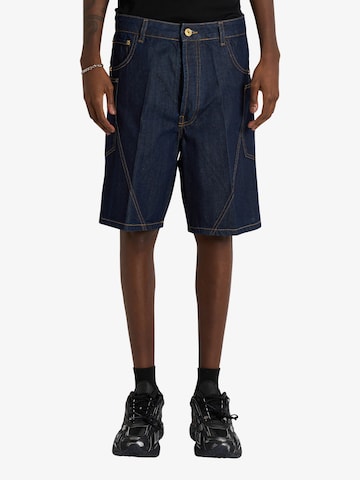 Yes London Regular Shorts in Blau: Vorderseite