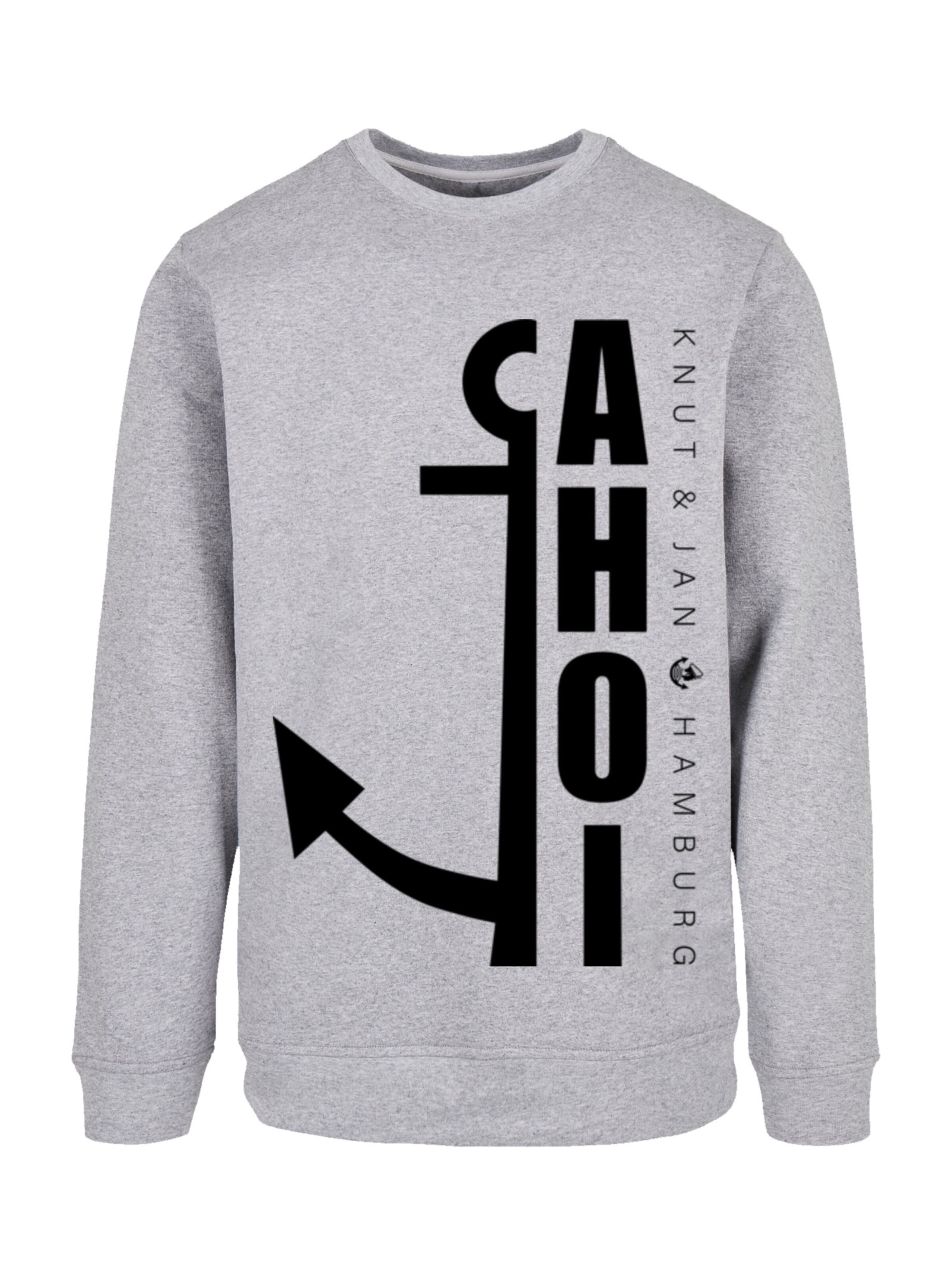 Sweat-shirt F4NT4STIC en gris : devant