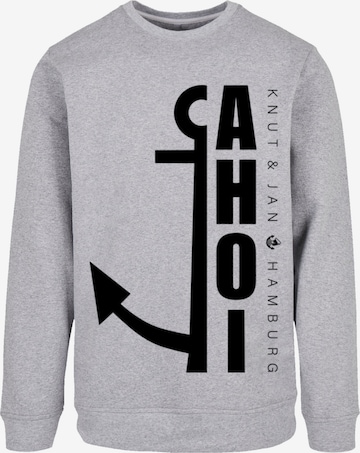 Sweat-shirt F4NT4STIC en gris : devant