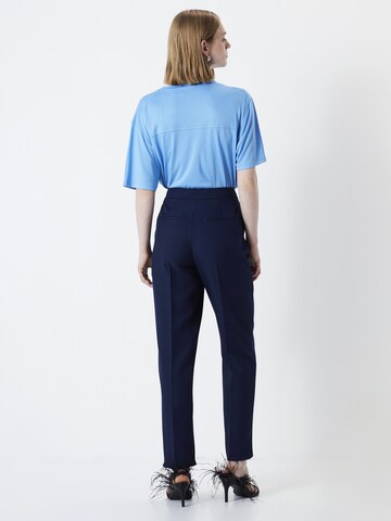 Regular Pantalon à plis Ipekyol en bleu