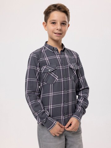By Diess Collection Regular fit Button up shirt in Grey: front