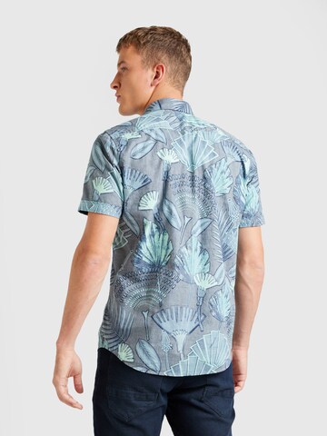 GARCIA Regular fit Button Up Shirt in Blue