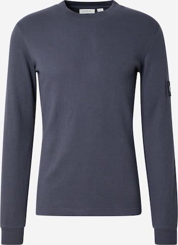 Calvin Klein Jeans T-shirt i grå: framsida