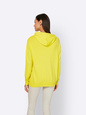 Sweat-shirt heine en jaune